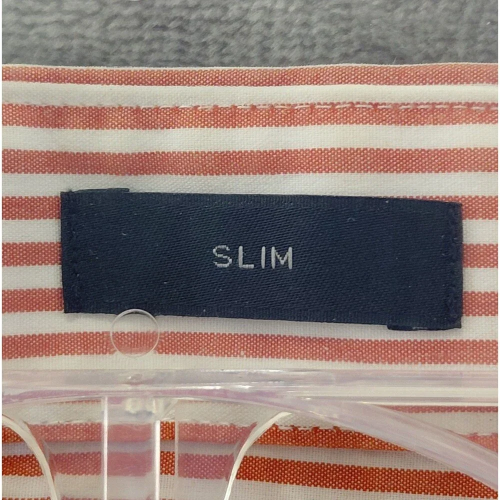 J Crew Ludlow Premium Slim Fit Dress Striped Shirt Men's 16.5/34 (Fit=16.5/32)